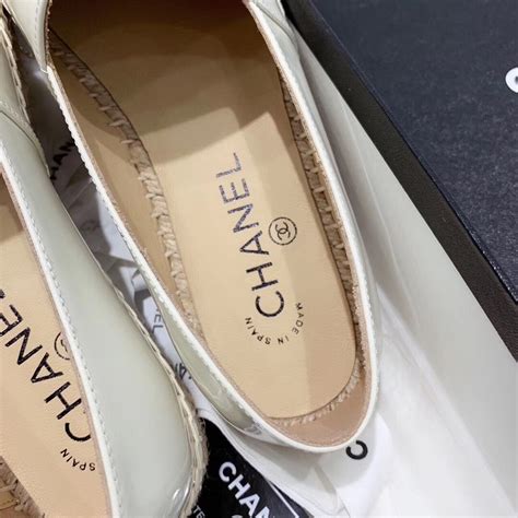 Chanel Espadrille G29762 Womens Shoes Canvas .